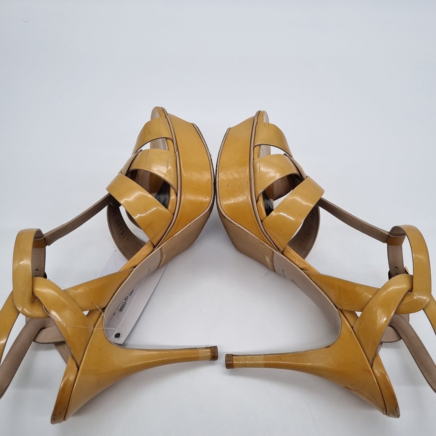 Yves Saint Laurent Tribute Patent Mustard Size 39/25,5