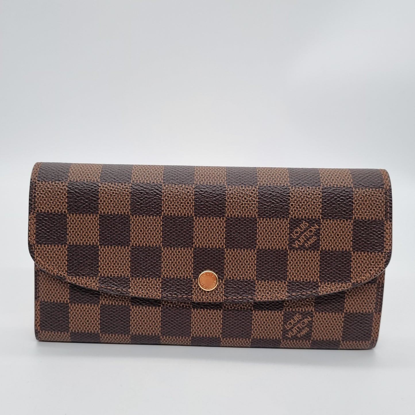 Louis Vuitton Damier Emilie Wallet Rose Balerina size 19x11 tahun 2023