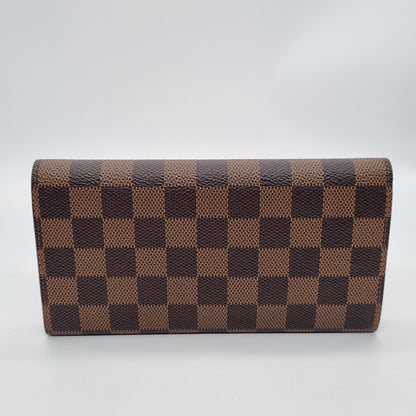 Louis Vuitton Damier Emilie Wallet Rose Balerina size 19x11 tahun 2023