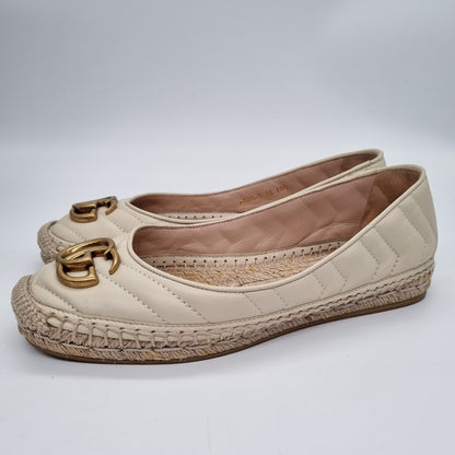 Gucci Espadrilles Nappa Charlotte Vintage White Size 36/23,5