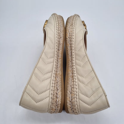 Gucci Espadrilles Nappa Charlotte Vintage White Size 36/23,5