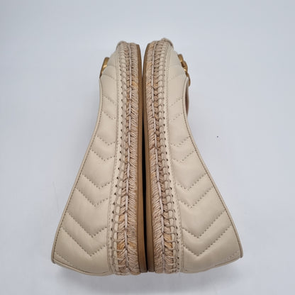 Gucci Espadrilles Nappa Charlotte Vintage White Size 36/23,5