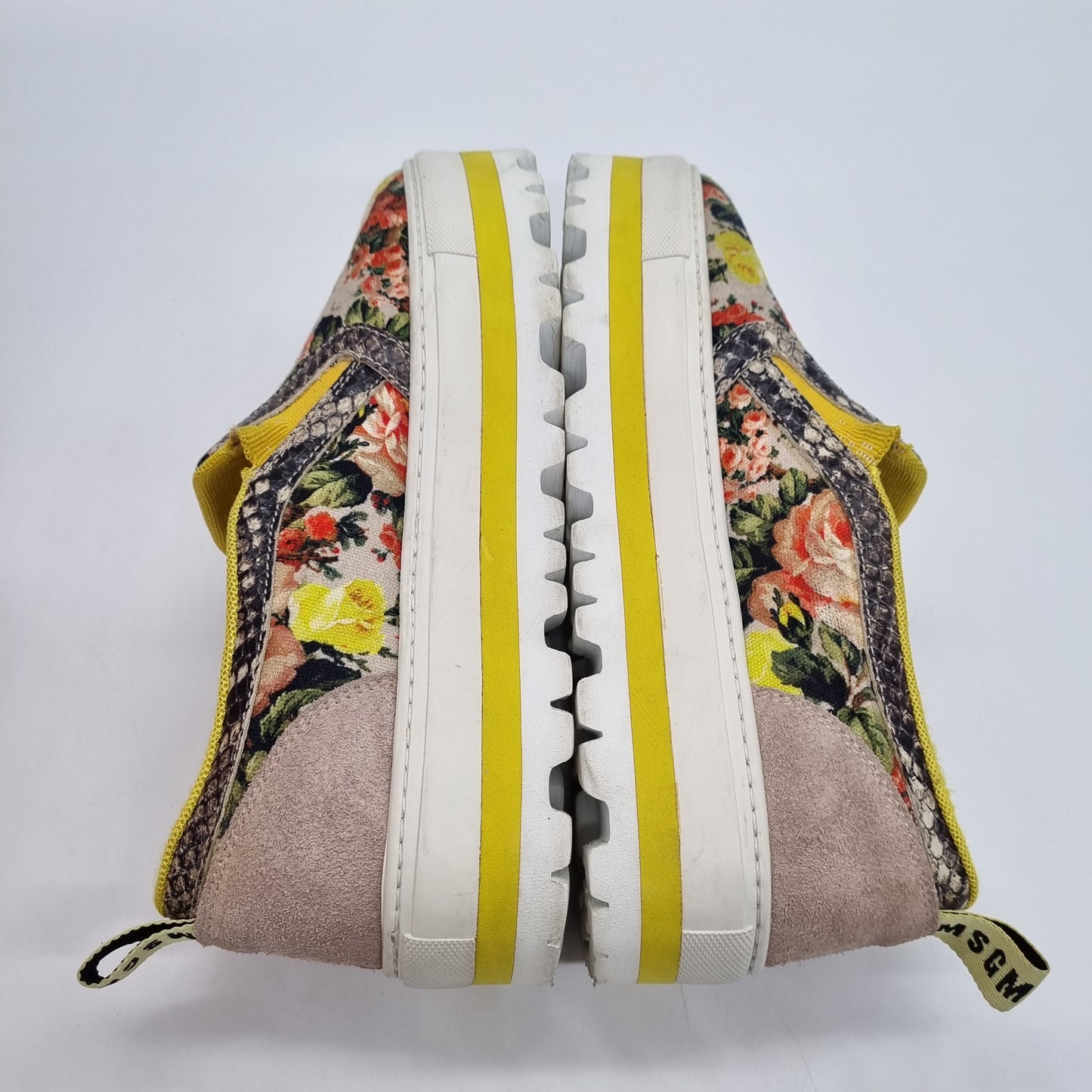 MSGM Slip On Yellow with Floral Size 37/24