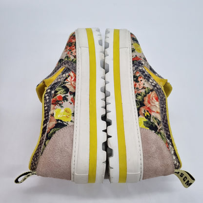 MSGM Slip On Yellow with Floral Size 37/24