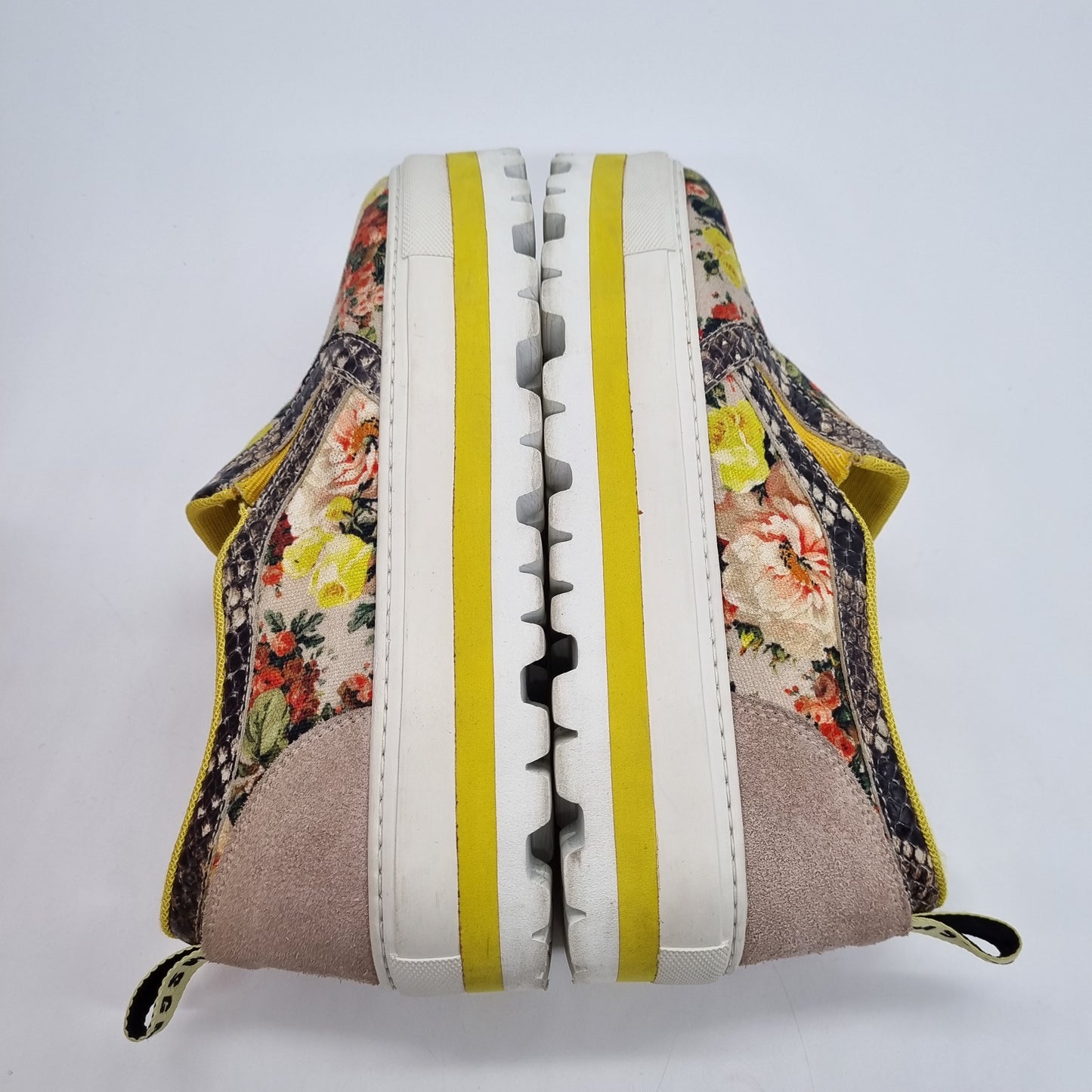 MSGM Slip On Yellow with Floral Size 37/24