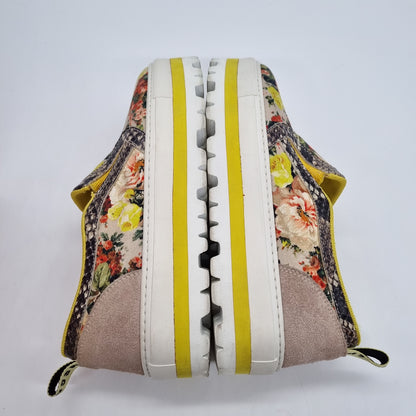 MSGM Slip On Yellow with Floral Size 37/24