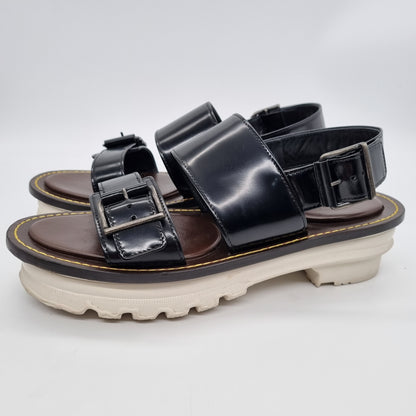 Marni Sandal Strap Black Brown Size 40/28,5