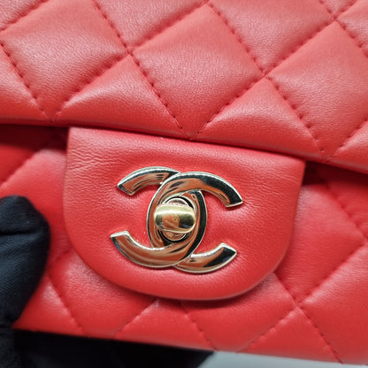 Chanel Mini Rectangular Coral #23 Size 20x6x13