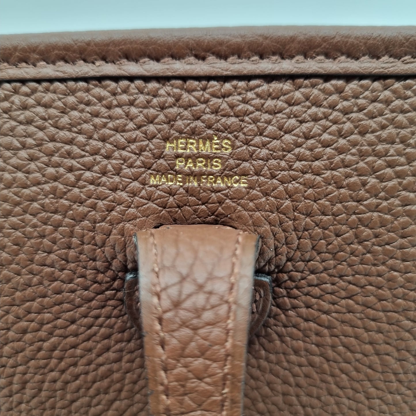 Hermes Mini Evelyne 16 Amazone Taurillon Maurice Cacao #B 2023 GHW Size 16x6x19 NEW