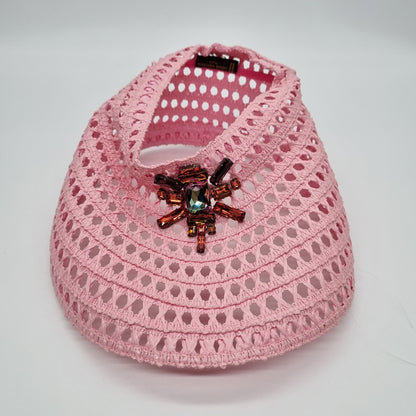 Louis Vuitton Rattan Hat Pink