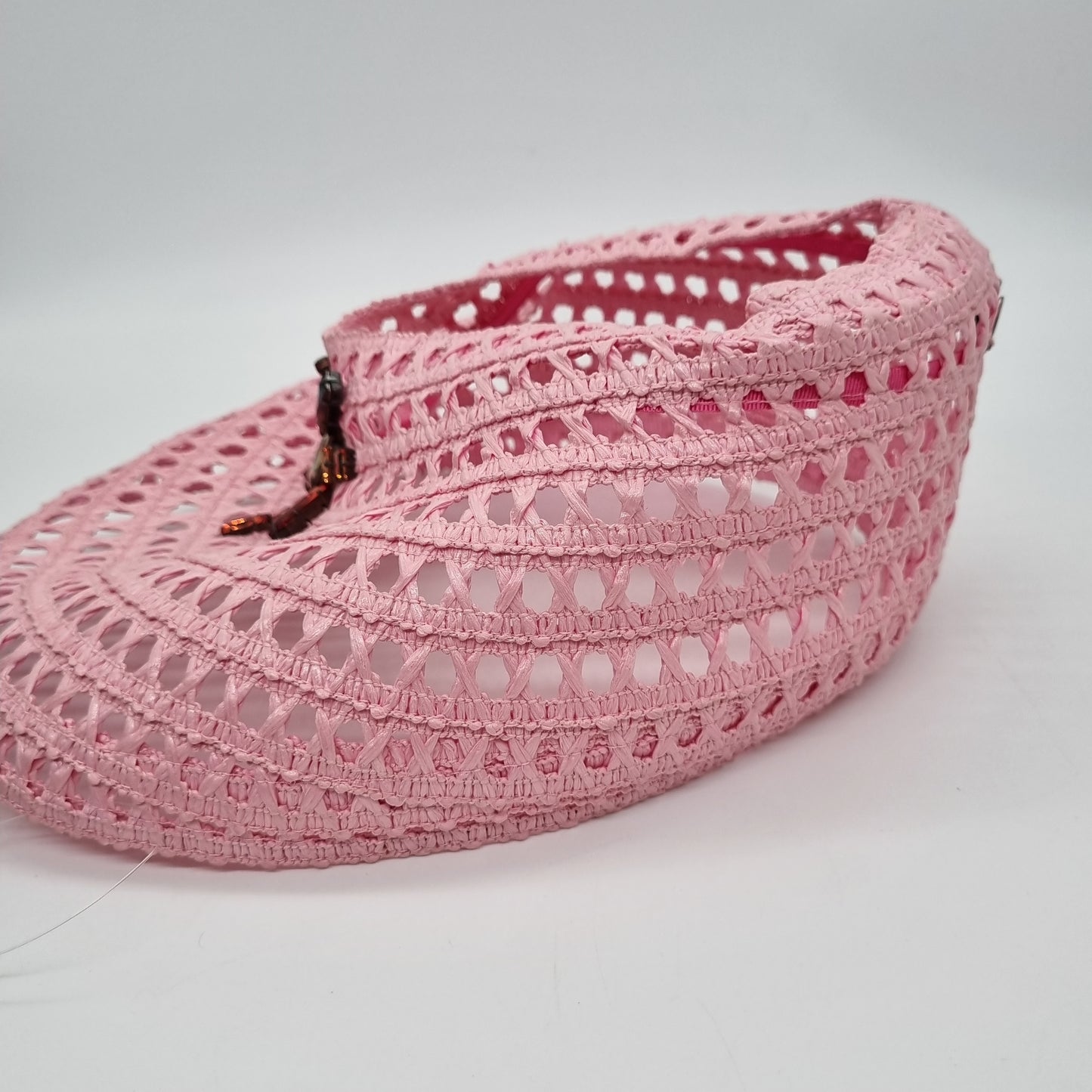 Louis Vuitton Rattan Hat Pink