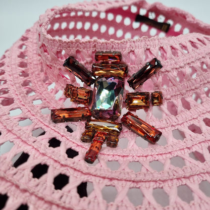 Louis Vuitton Rattan Hat Pink