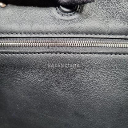 Balenciaga Papier A6 Black SHW #R 2022 NEW Size 26x10x19