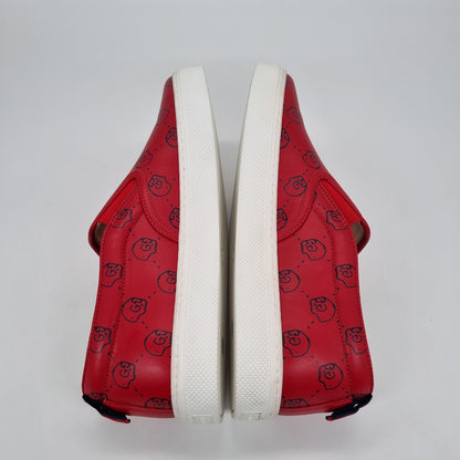 Gucci Ghost Slip On Red Size 7/27 NEW