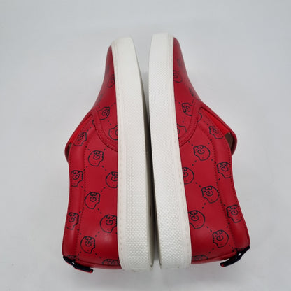 Gucci Ghost Slip On Red Size 7/27 NEW