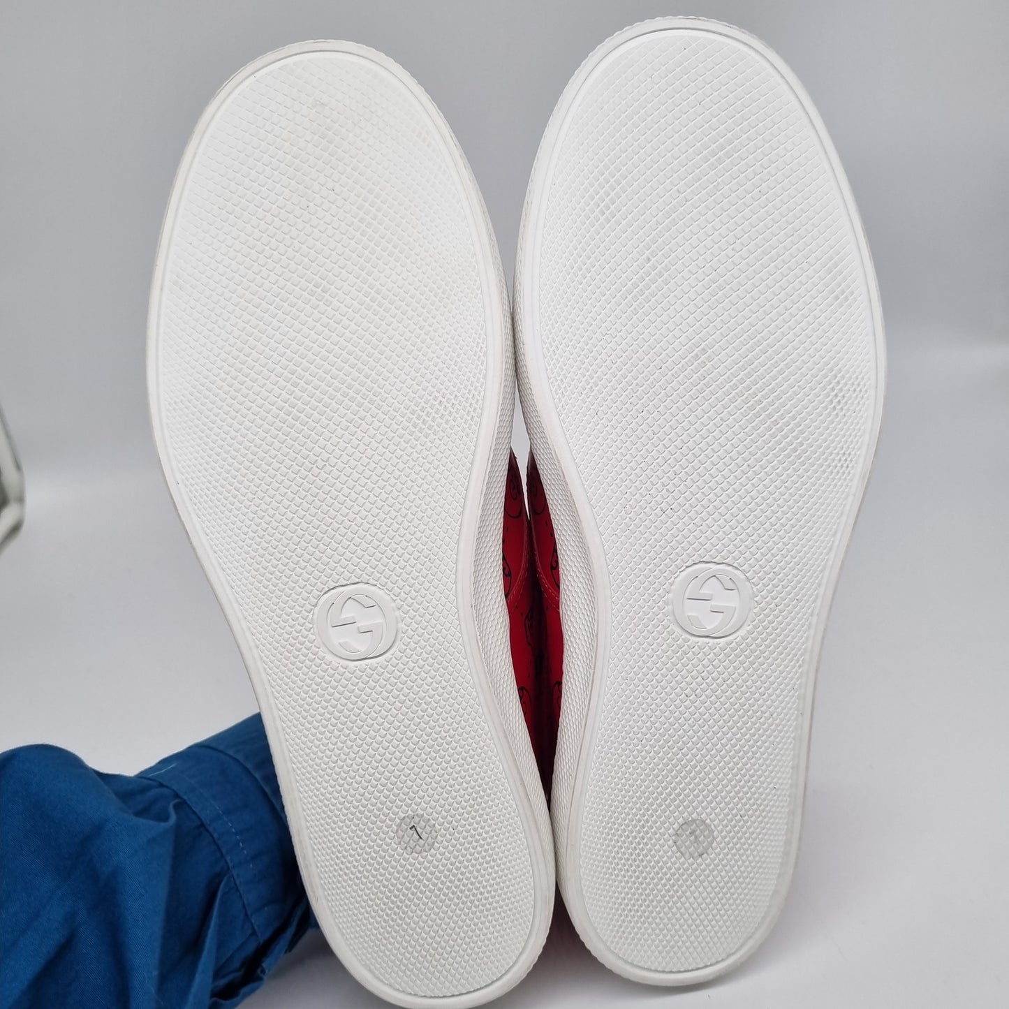 Gucci Ghost Slip On Red Size 7/27 NEW