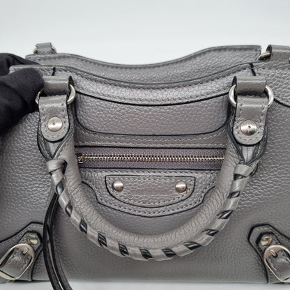 Balenciaga Neo Classic Grey SHW #R 2022 Size 22x8x15