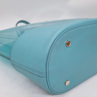 Lipault PVC Shopper Bag Powder Blue Size 33x16x31