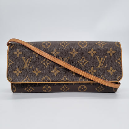 Louis Vuitton Pochette Monogram Twin GM 2001 Size 24x13