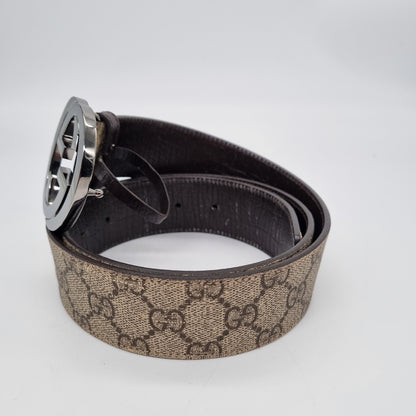 Gucci GG Belt Size 90 lebar 4cm