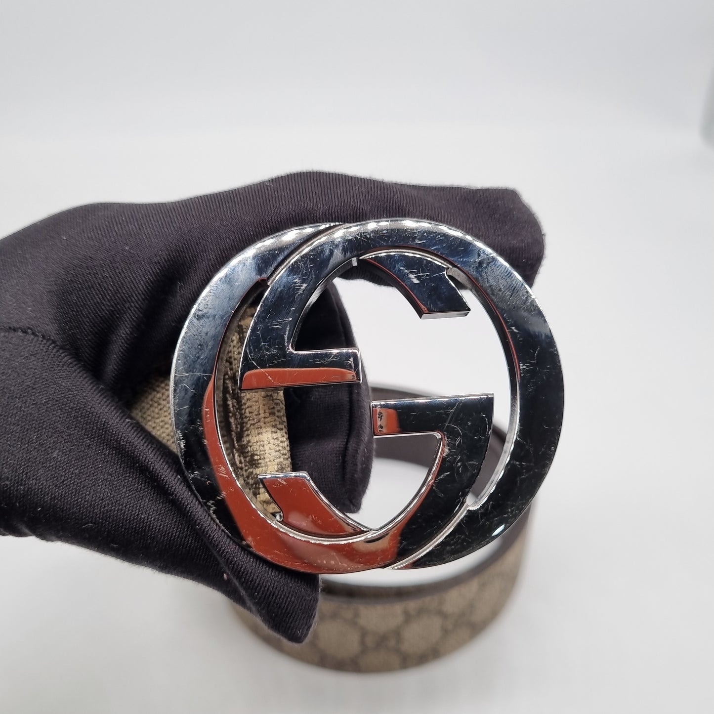 Gucci GG Belt Size 90 lebar 4cm