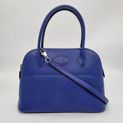 Hermes Bolide 27 Togo Belu Electric #O 2011 Size 27x10x18