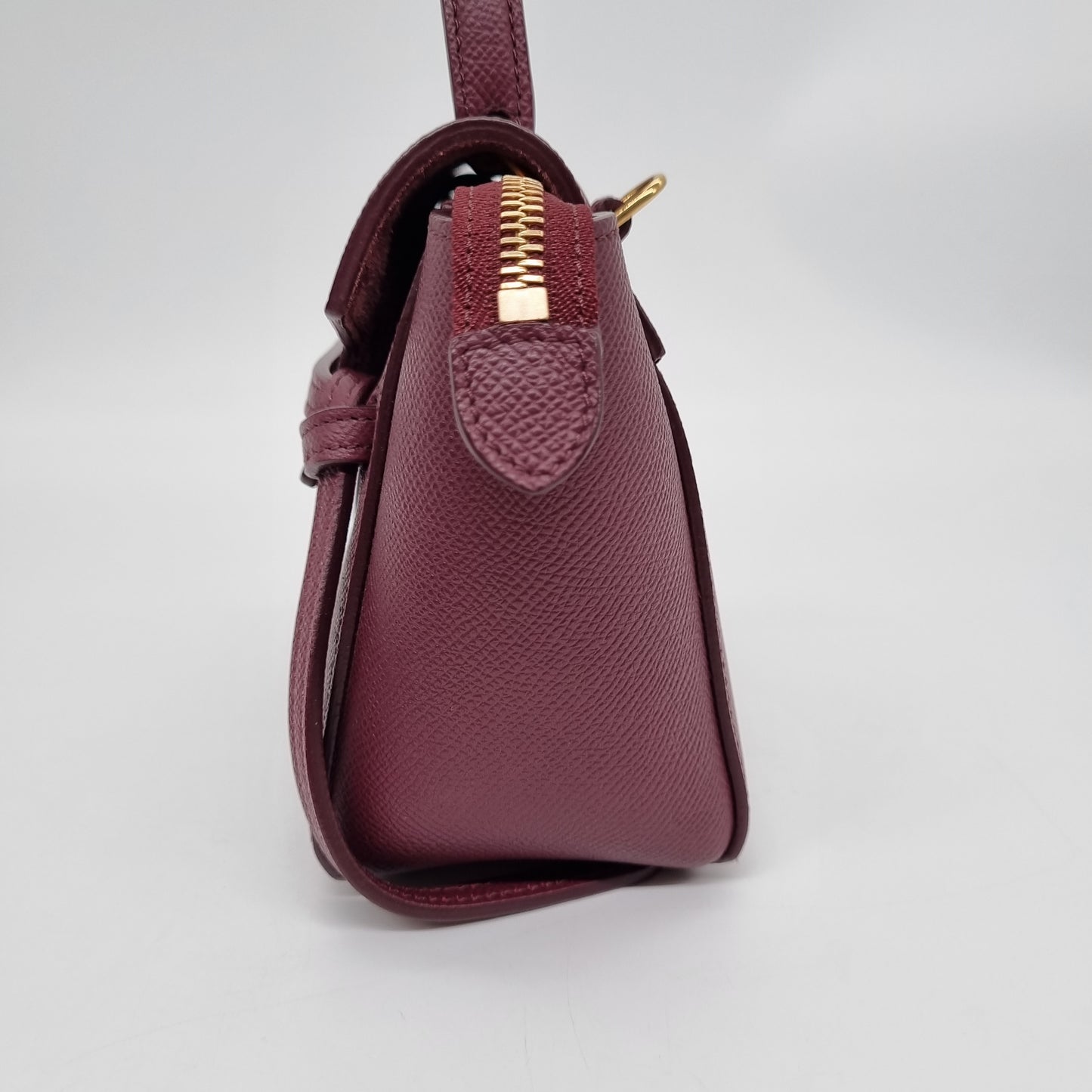 Celine Pico Belt Bag Acai Grained Bordeux 2020 Size 12x8x15