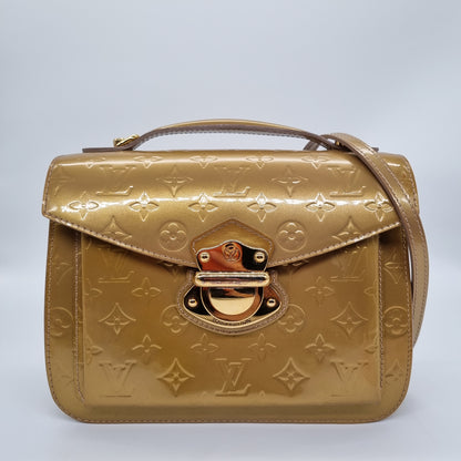 Louis Vuitton Mirada Monogram Vernis Gold 2012 Size 25x11x23