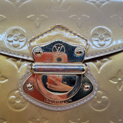 Louis Vuitton Mirada Monogram Vernis Gold 2012 Size 25x11x23