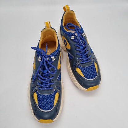 Coach Leather Tech Runner Blue Fin Size 43/29