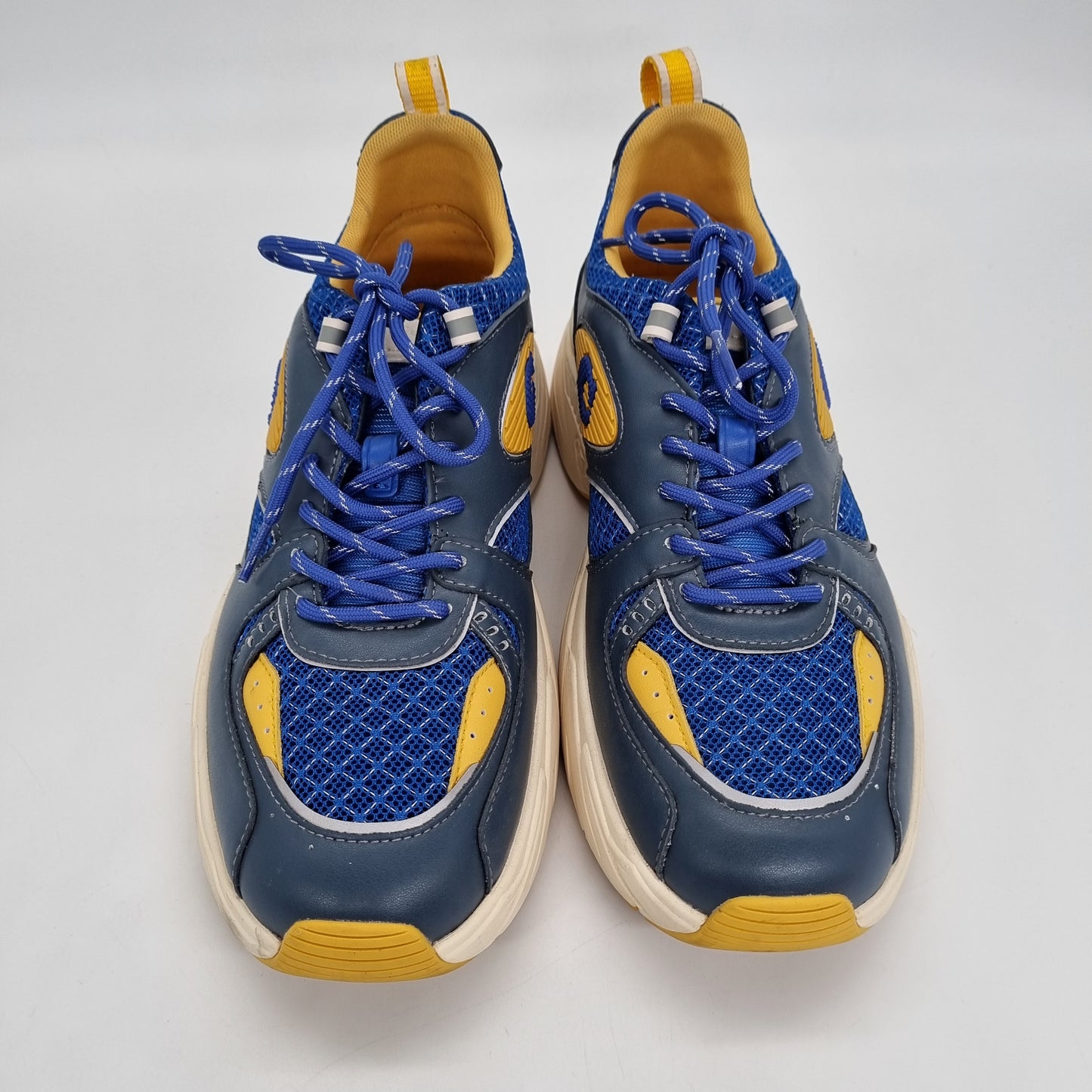 Coach Leather Tech Runner Blue Fin Size 43/29