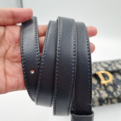 Christian Dior Oblique Saddle Belt Bag Tahun 2019 SIze 16x4x12