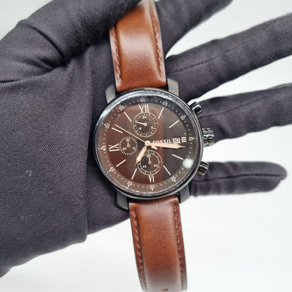 Fossil Man Watch Brown 40mm