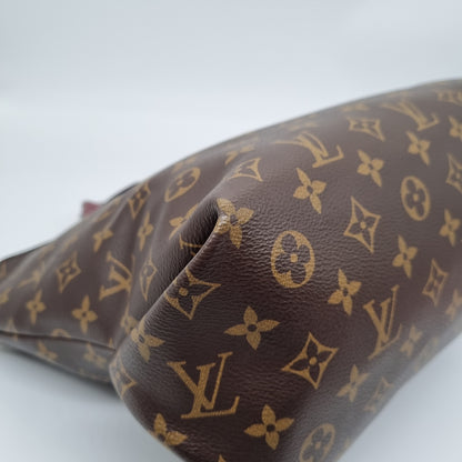 Louis Vuitton Flower Tote MM Monogram Bordeoux Tahun 2018 Size 29x13x26