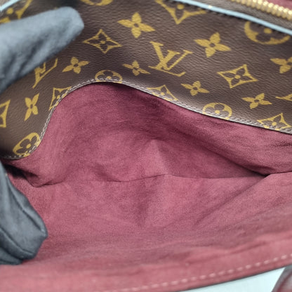 Louis Vuitton Flower Tote MM Monogram Bordeoux Tahun 2018 Size 29x13x26