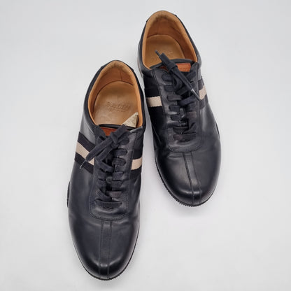 Bally Frenz Black Leather Size 10E insole 29.5