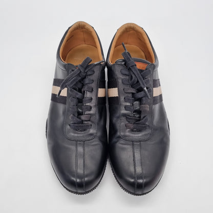 Bally Frenz Black Leather Size 10E insole 29.5