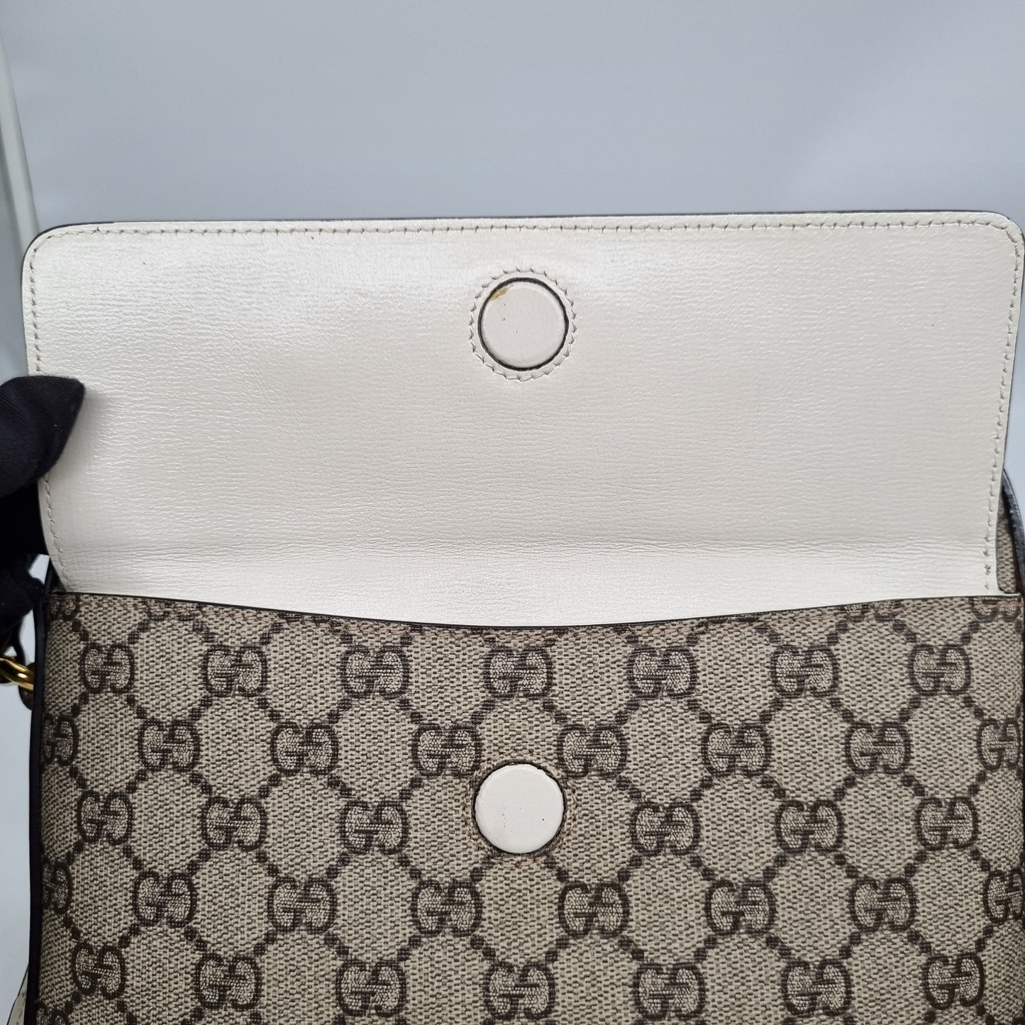 Gucci Horsebit 1955 GG Supreme Cream Size 22x619