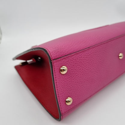 Gucci Soho Top Handle Pink Fuschia Red Size 32x10x22