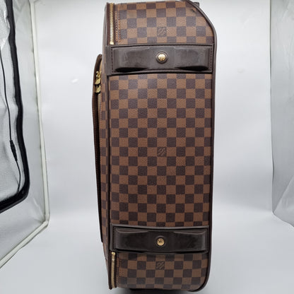 Louis Vuitton Pegase 55 Damier Ebene 2001 Size 37x18x55