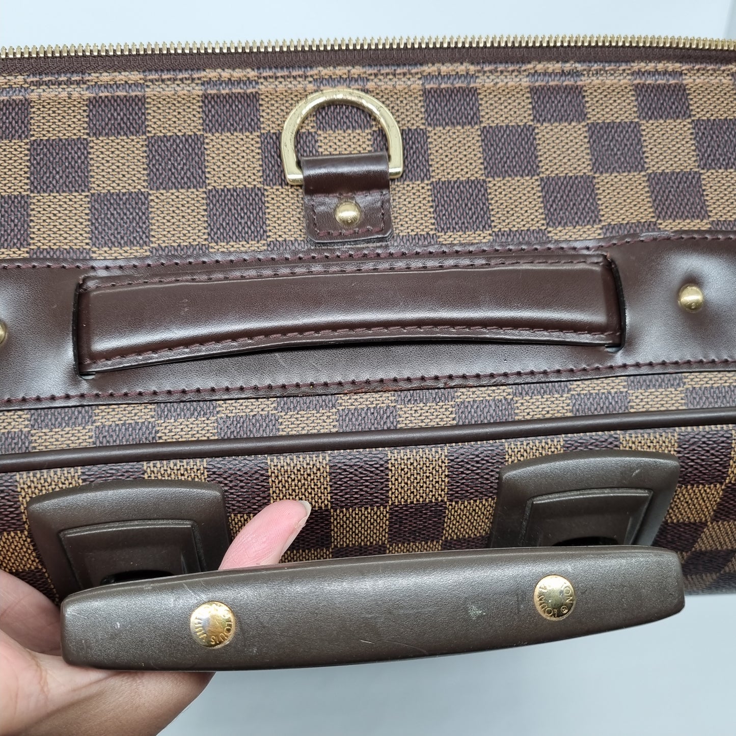 Louis Vuitton Pegase 55 Damier Ebene 2001 Size 37x18x55