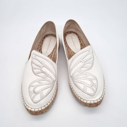 Sophia Webster Butterly Espadrille White Size 39/25