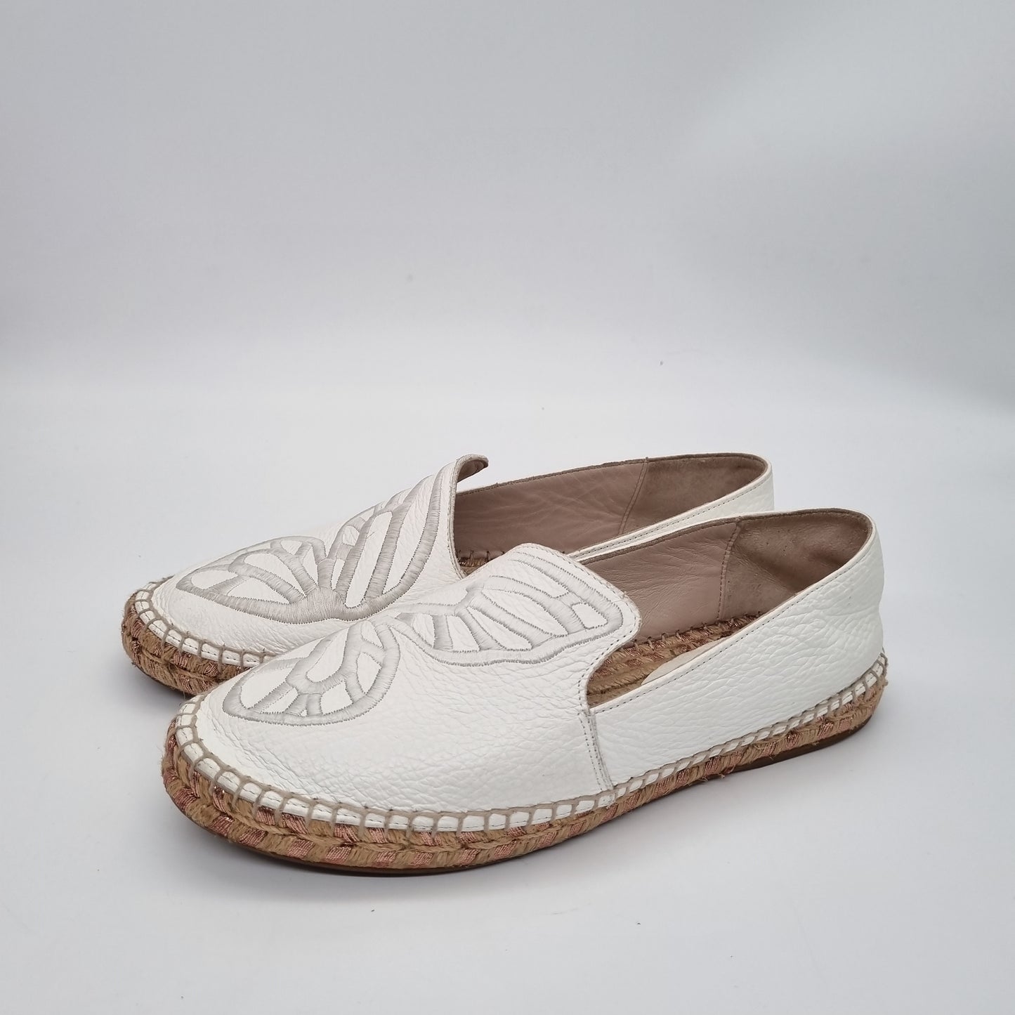 Sophia Webster Butterly Espadrille White Size 39/25