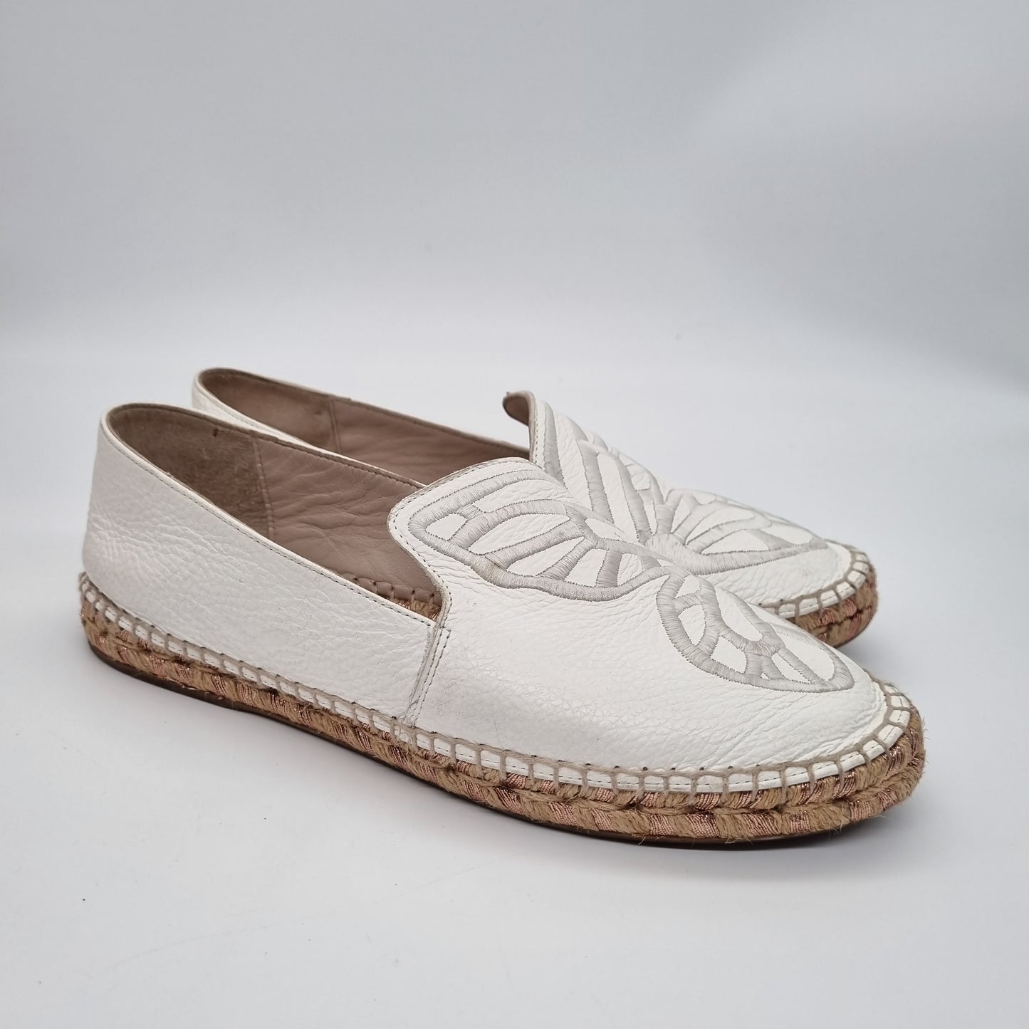 Sophia Webster Butterly Espadrille White Size 39/25