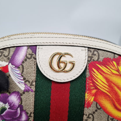 Gucci Ophidia Dome GG Supreme Floral White 2022 Size 23x8x18