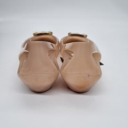 Salvatore Ferragamo Bermuda Jelly Flatshoes Size 8M/24,5