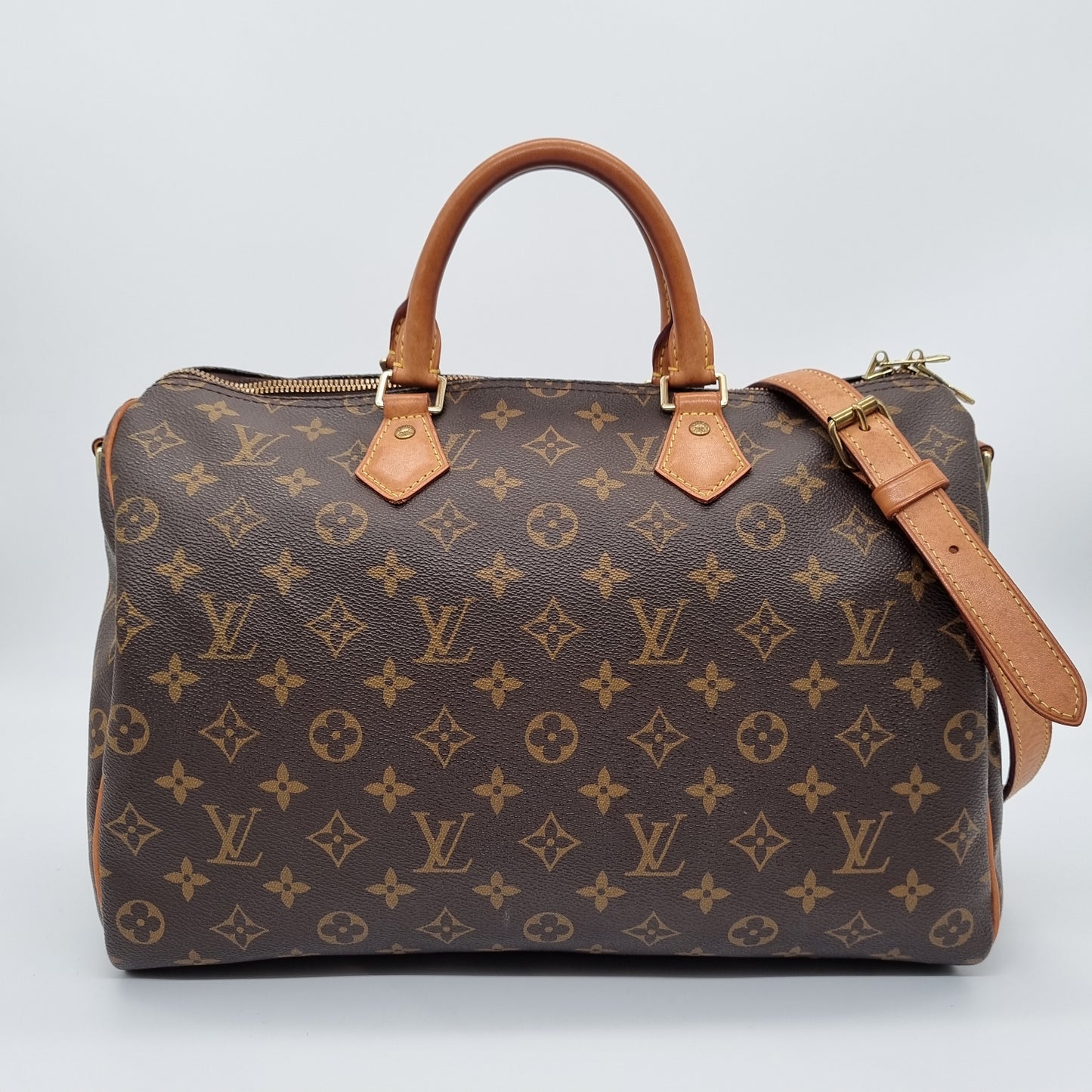 Louis Vuitton Speedy Bandou 35 Mono 2017 Size 35x18x26