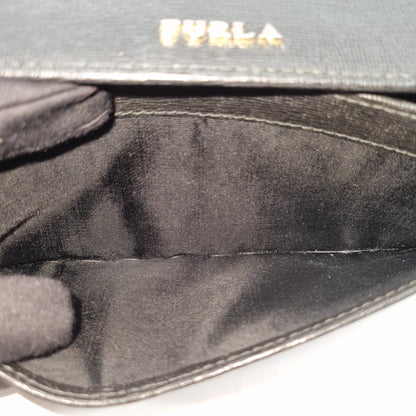 Furla Long Wallet Black Size 20x10