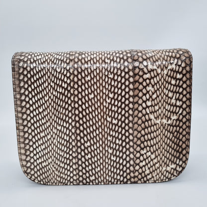 Celine Box Medium Snake Skin Natural Size 23x6x19