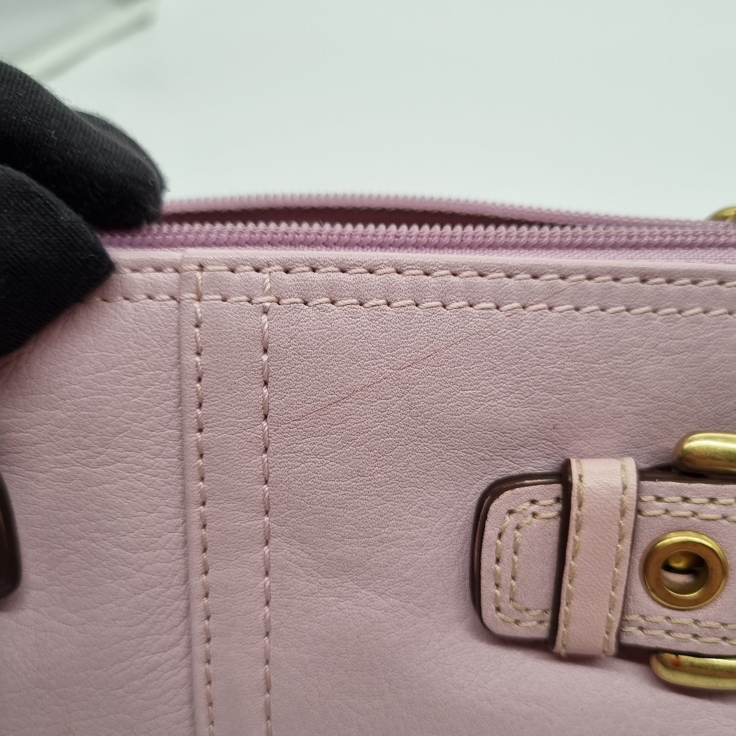 Coach Mini Bag Lavender Size 17x4x10